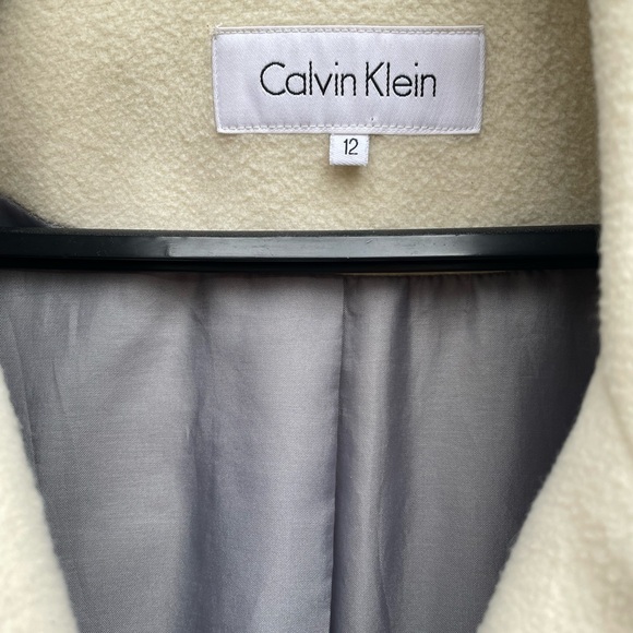 Calvin Klein Women's Ivory Peacoat - Picture 2 of 5
